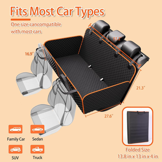 Back Seat Extender for Dogs Heavy Duty Dog Car Seat