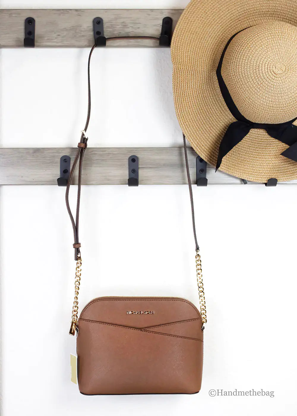 Michael Kors Jet Set Medium Luggage X Cross Dome Crossbody