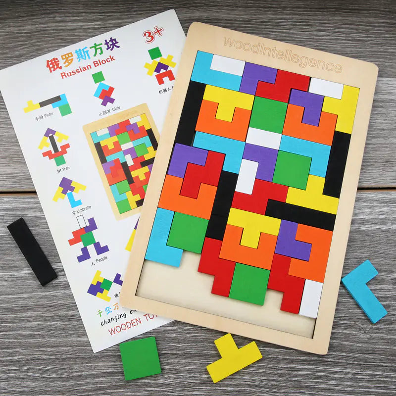 3D Brain Builder Wooden Puzzle