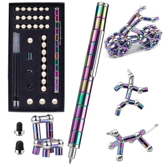 Magnetic Fidget Pen – Deformable Metal Toy