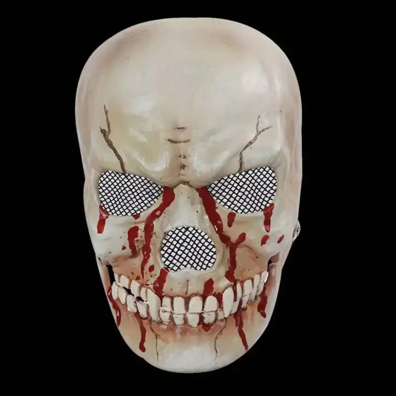 Movable Day of the Dead Skull Full Face Horror Mask