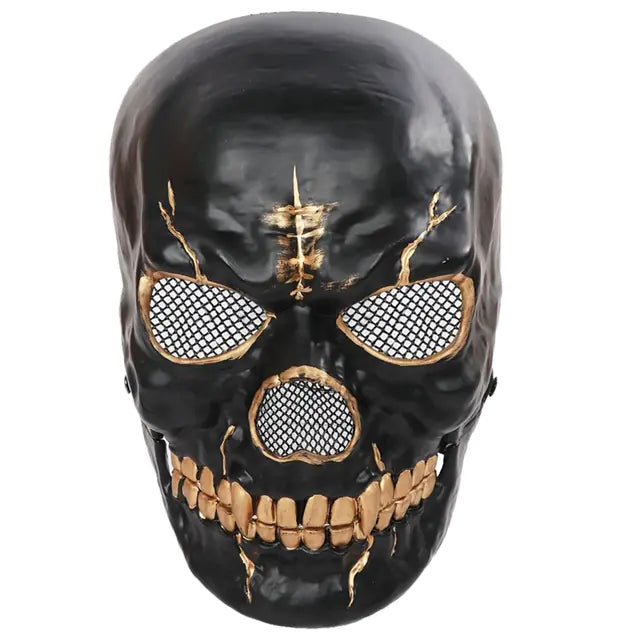 Movable Day of the Dead Skull Full Face Horror Mask