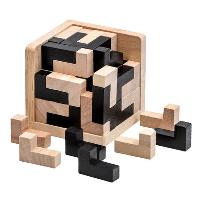 3D Brain Builder Wooden Puzzle